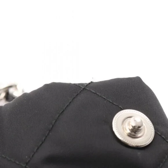 Prada Tote Bag Tessuto Impuntu 1 Bg740 Black Nylon Saffiano Leather Tessuto - Picture 9 of 10